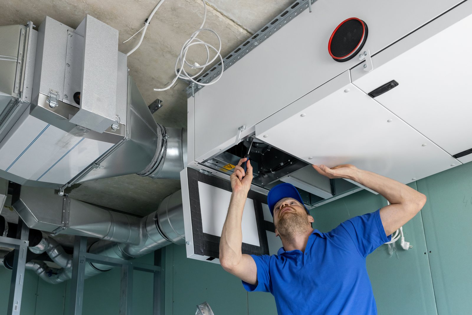 Commercial ceiling unit service, Advance HVAC Services